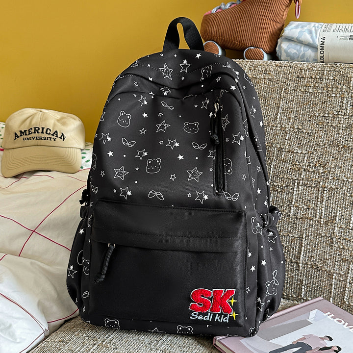 Illustrated Character-Themed Backpack Stornfield