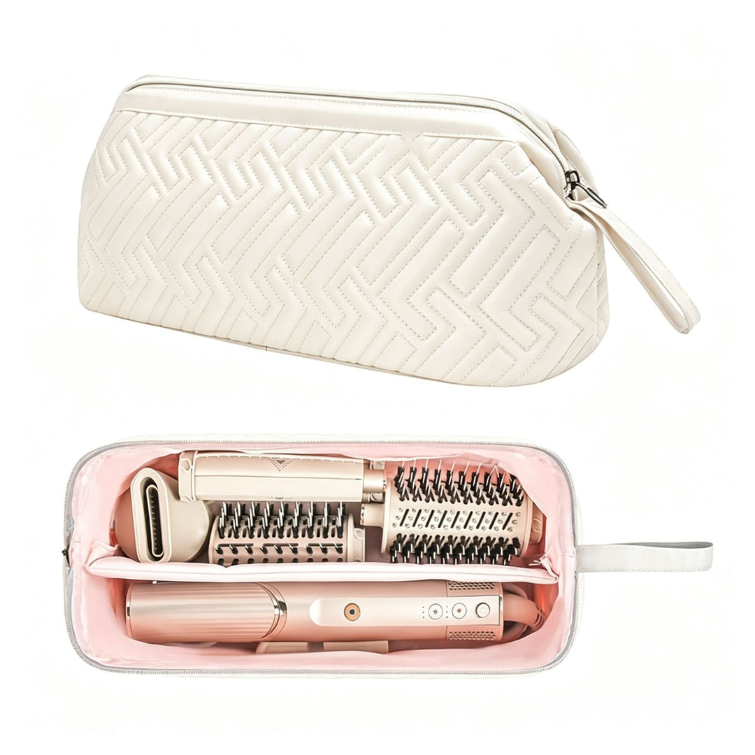 Cosmetic Organizer Bag with Elegant Quilting Stornfield