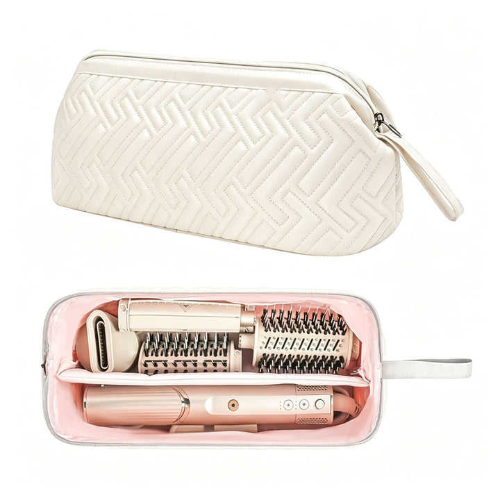 Cosmetic Organizer Bag with Elegant Quilting Stornfield
