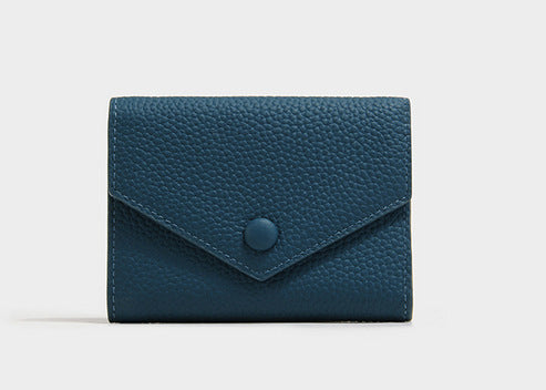 Textured Leather Cardholder Wallet