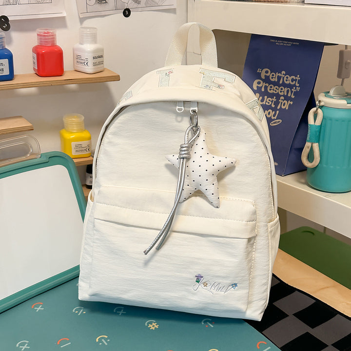 Stylish Casual Backpack with Star Charm Stornfield