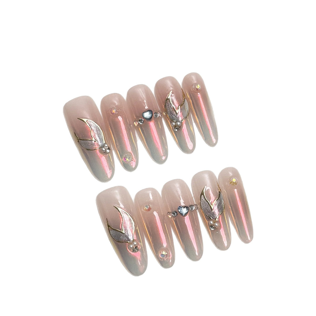 Elegant Stiletto Press-On Nail Enhancements Stornfield