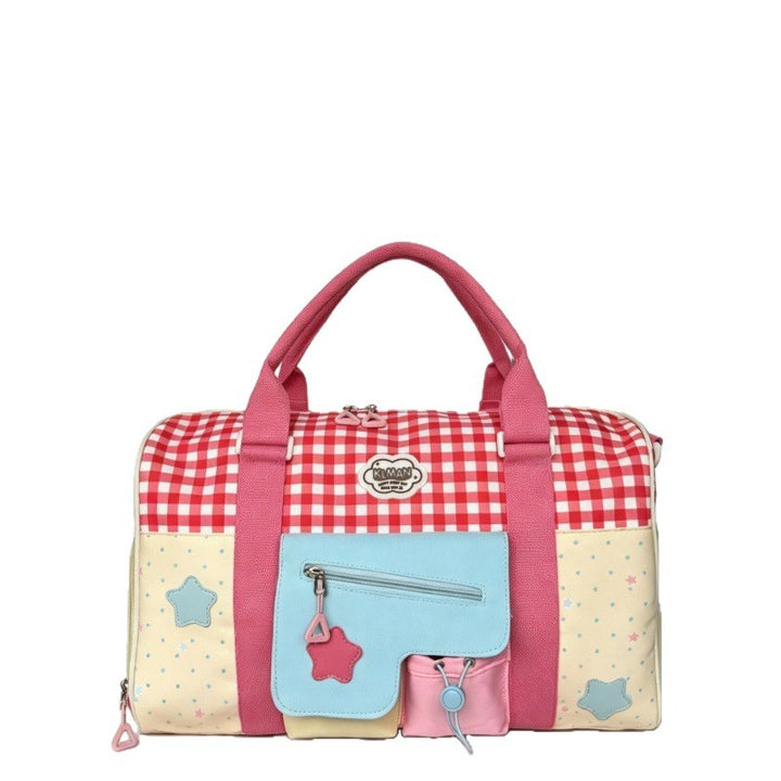 Playful Patterned Travel Duffle Bag Stornfield