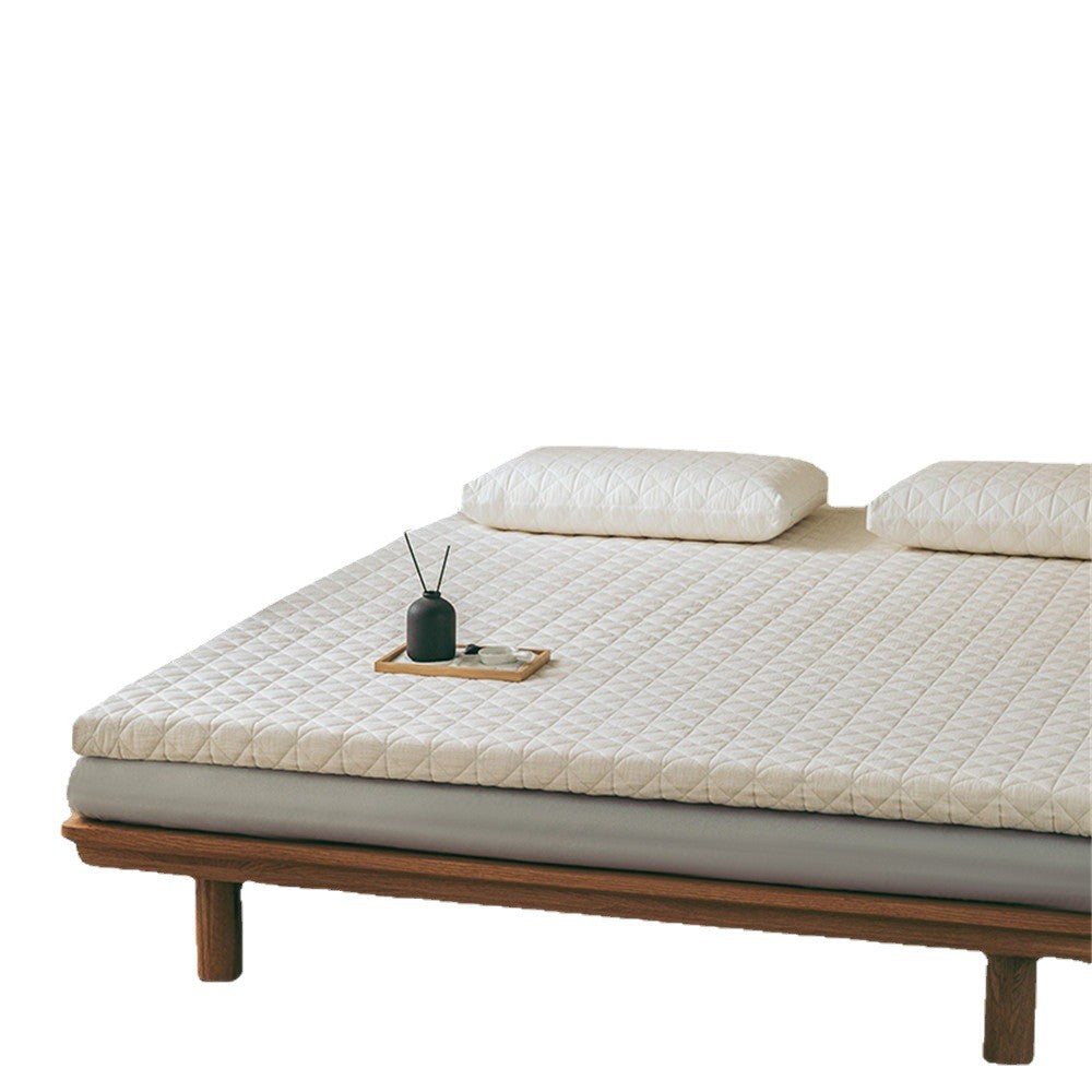 Quilted Hypoallergenic Fitted Mattress Topper Pad with Elastic Skirt