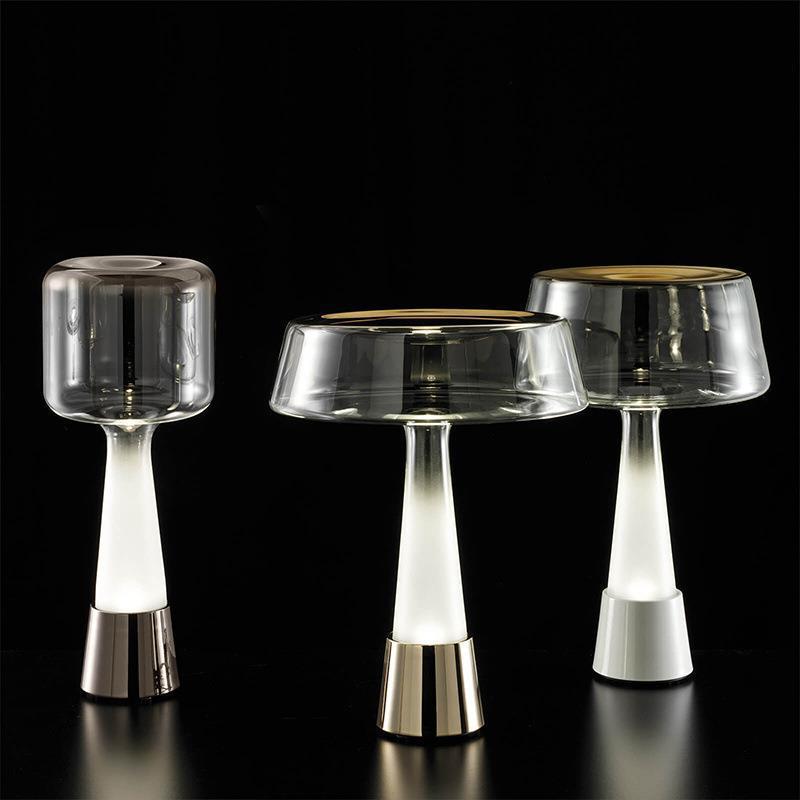 Contemporary Glass Table Lamp