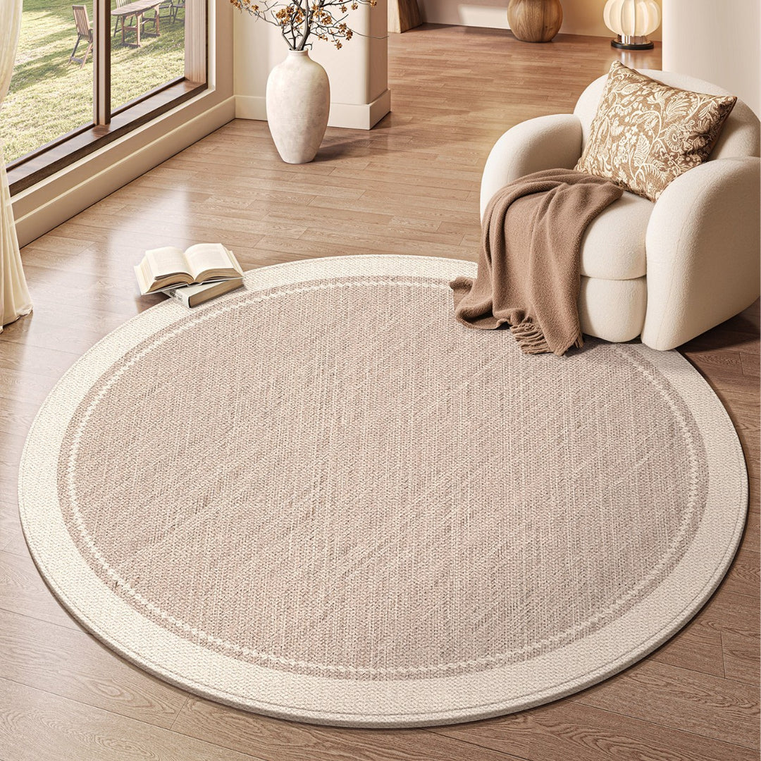 Natural Fiber Decorative Round Area Rug