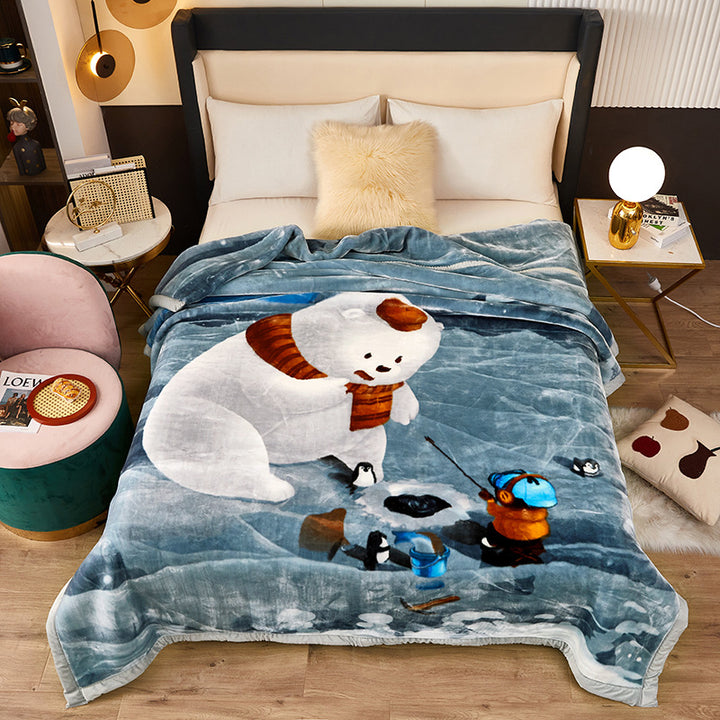 Decorative Fleece Throw Blanket Stornfield