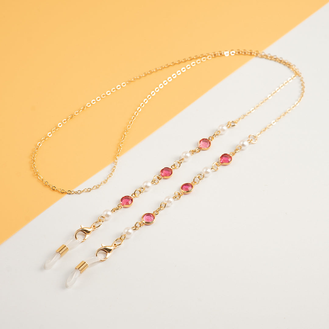 Pearl and Crystal Eyewear Chain Stornfield