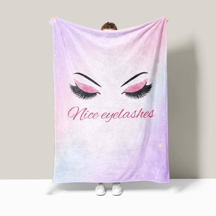 Luxurious Fleece Throw Blanket with Eye-Catching Design