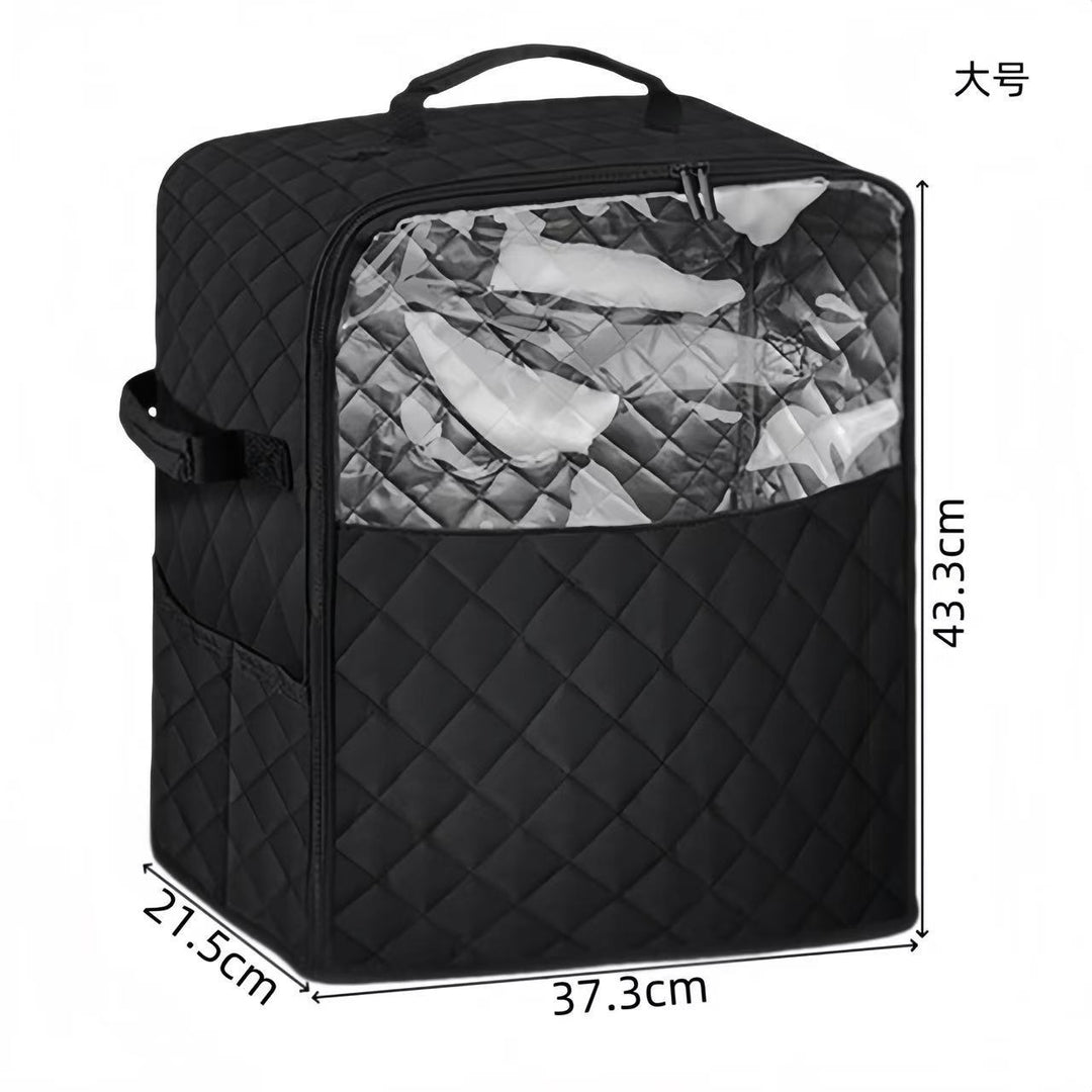 Women's shoe transport bag with transparent window and padded interior Stornfield