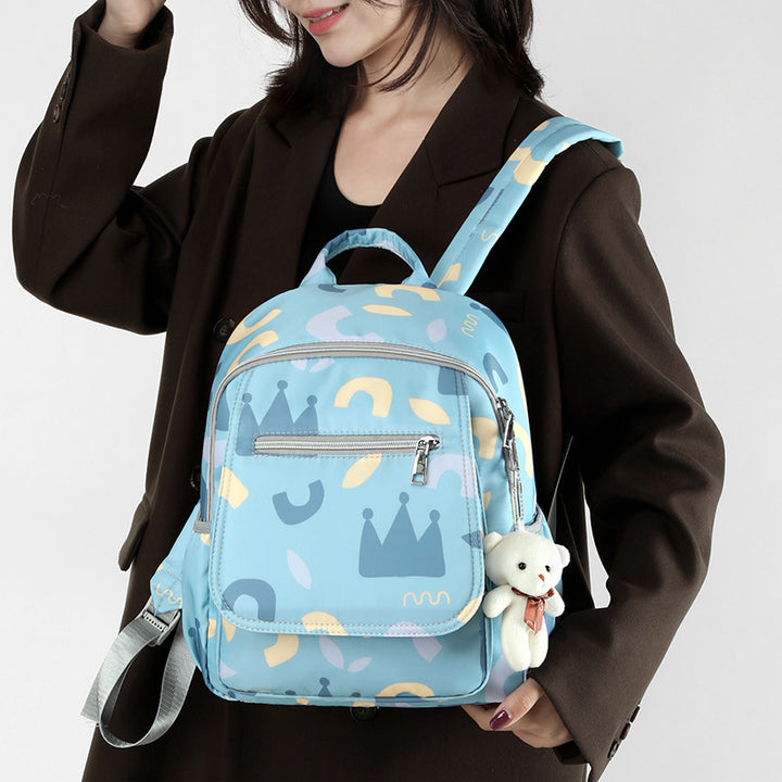 Stylish Lightweight Artistic Print Backpack Stornfield
