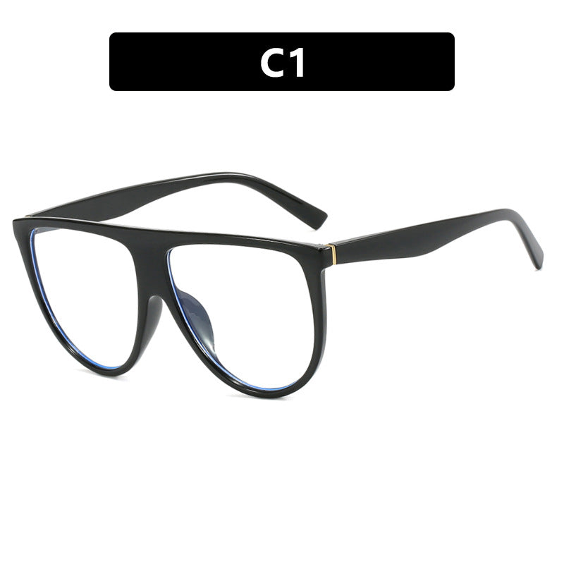 Ladies trendy oversized sunglasses with stylish transparent frame Stornfield