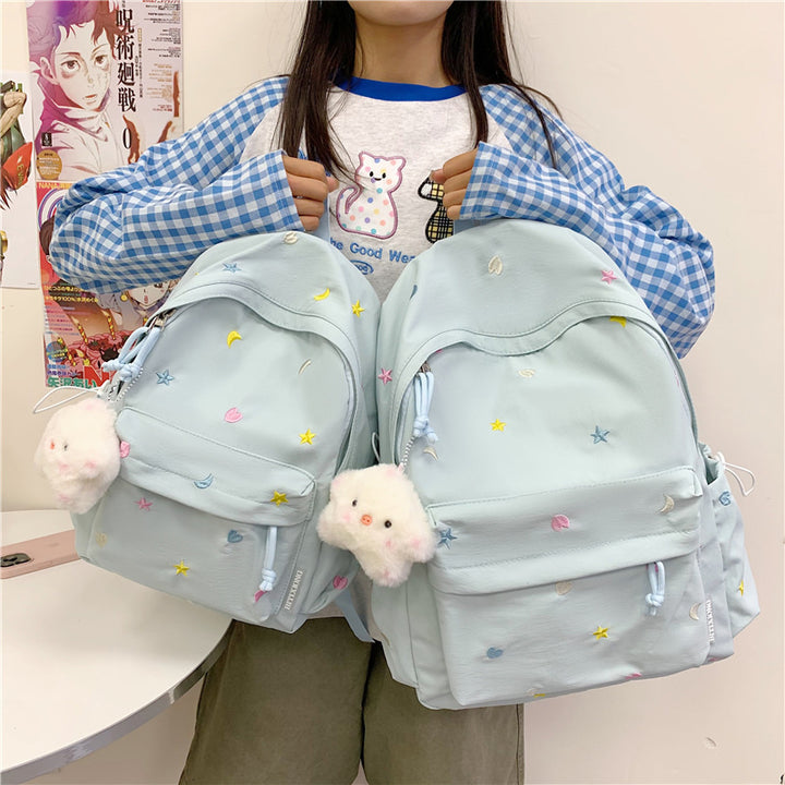 Stylish Fun-Embellished Casual Backpack Stornfield