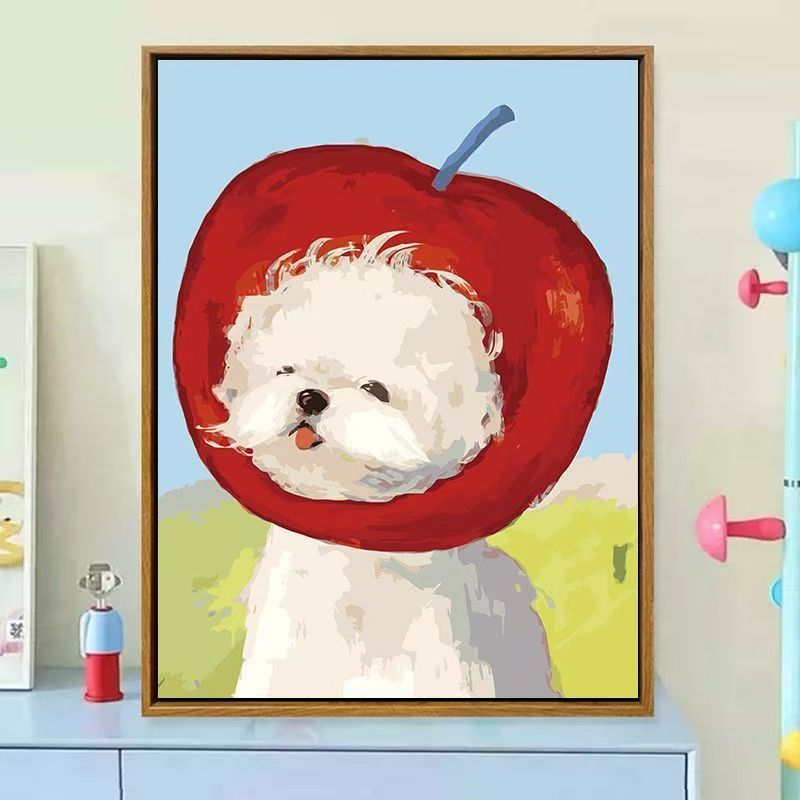 Cute Dog-Themed Decorative Canvas Art Stornfield