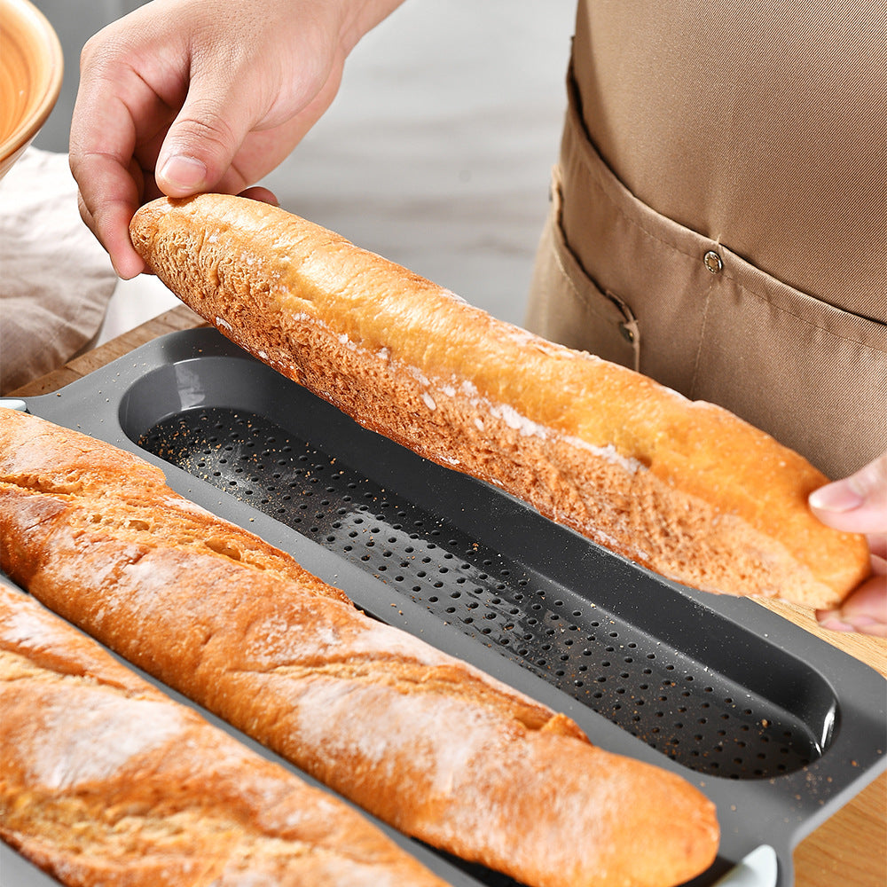 Silicone Bread Baking Pan with Non-Stick Coating and Sturdy Handles Stornfield