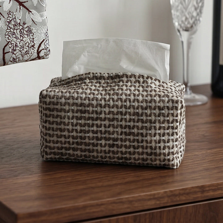 Decorative tissue box cover