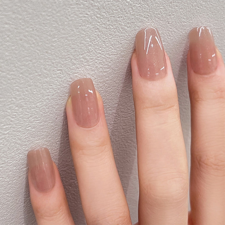 Glossy Square Nail Extensions Stornfield