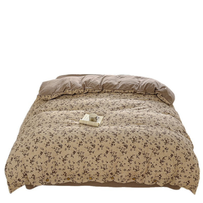 Floral Embroidered Bedding Set