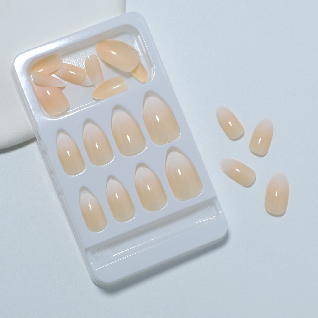 Elegant Almond-Shaped Press-On Nail Set Stornfield