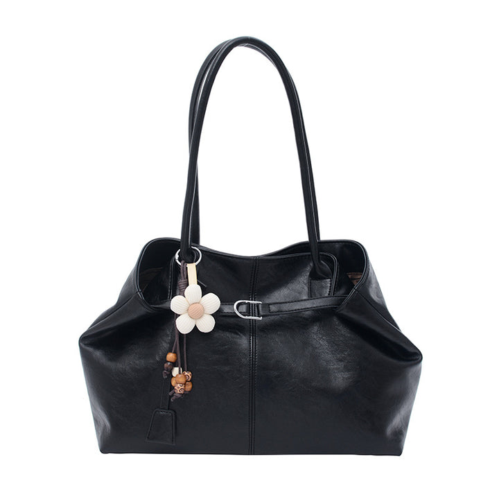 Spacious Leather Tote