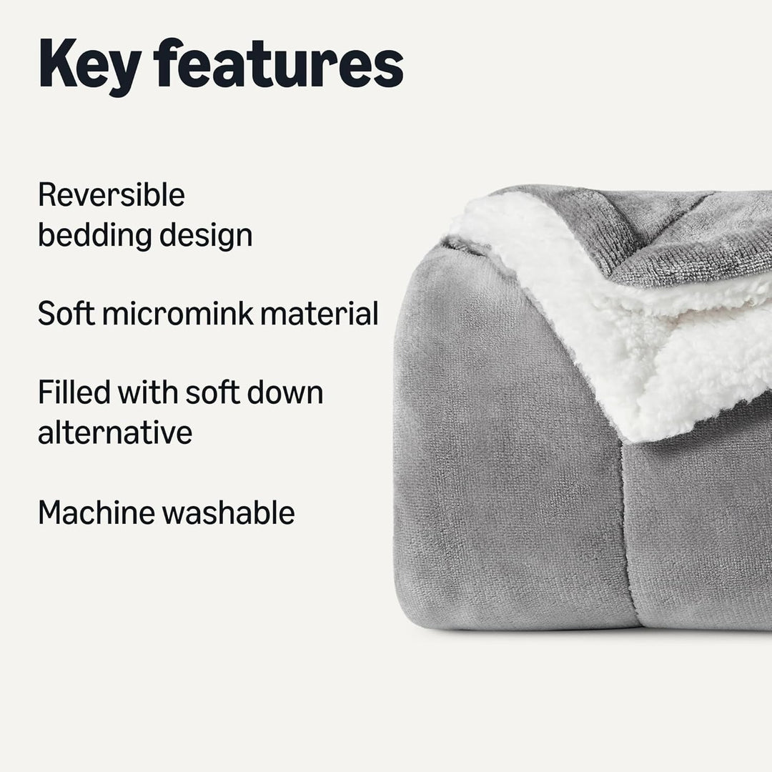 Reversible Plush Sherpa Blanket Stornfield