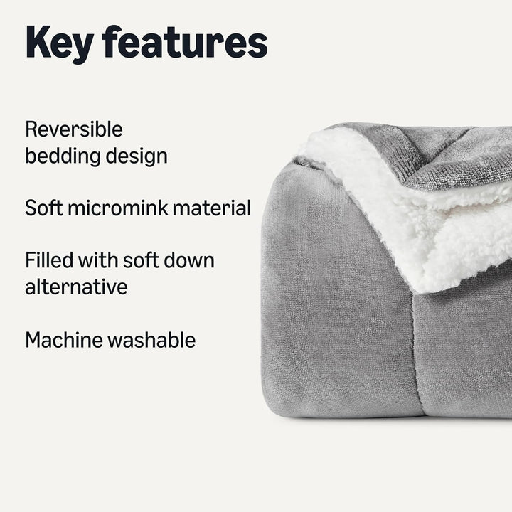 Reversible Plush Sherpa Blanket Stornfield