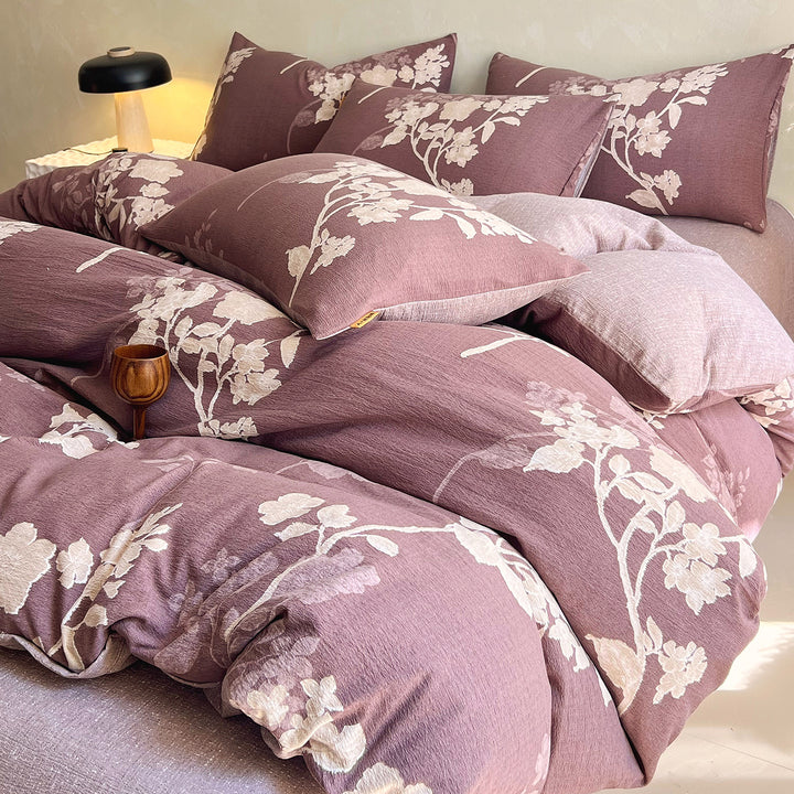 Floral Patterned Duvet Cover Set 1792801681