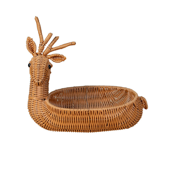 Decorative Animal-Shaped Woven Basket Stornfield