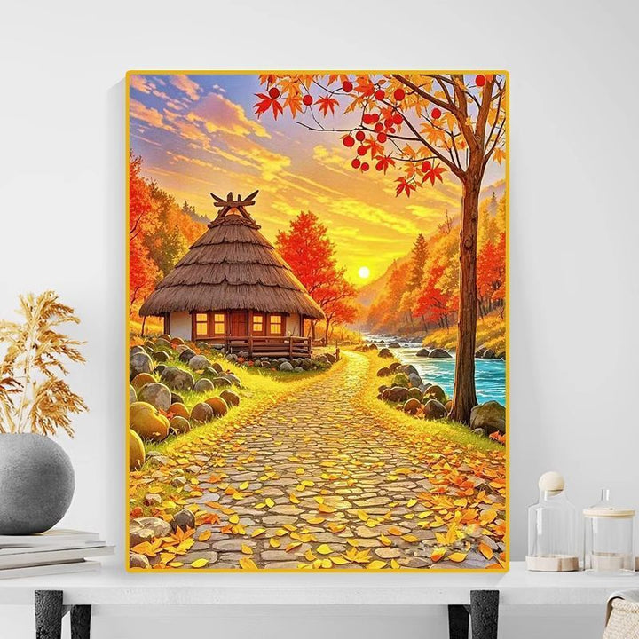 Autumn Landscape Canvas Art Print Stornfield