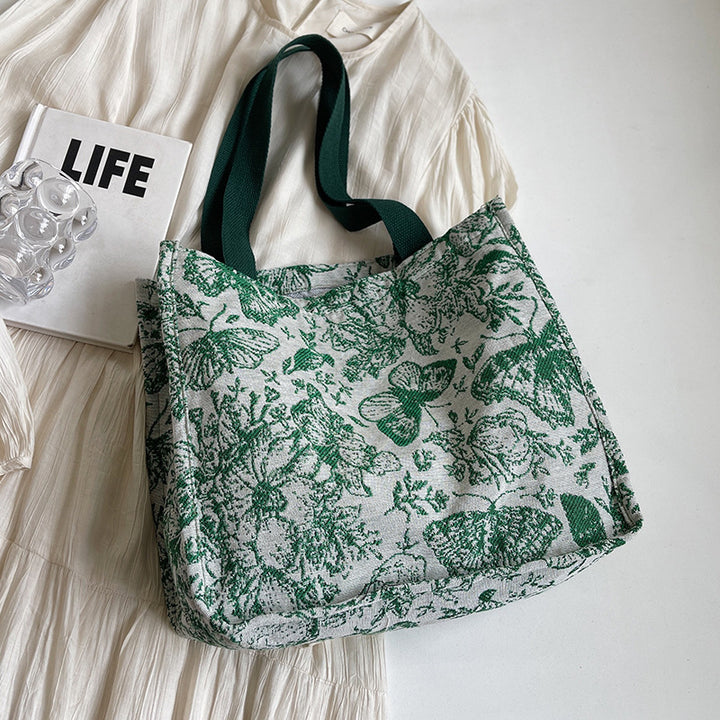 Floral Decorative Tote Bag
