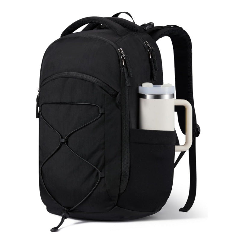 Multifunctional backpack with drink compartment and elastic lacing Stornfield
