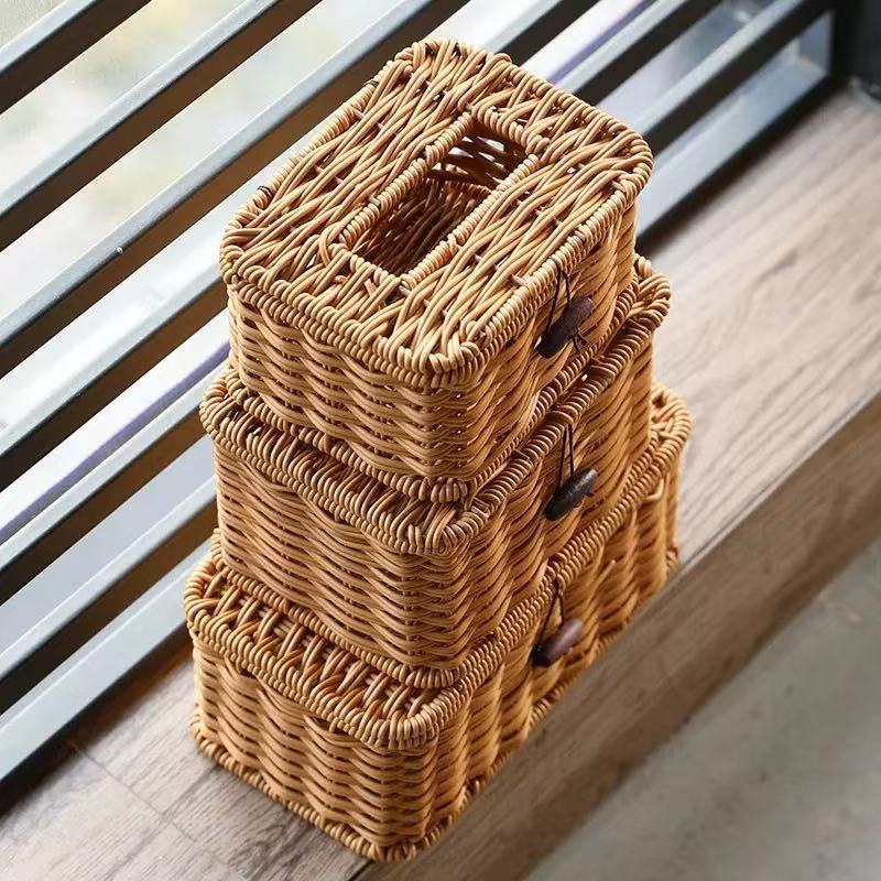 Handcrafted Wicker Storage Box Stornfield
