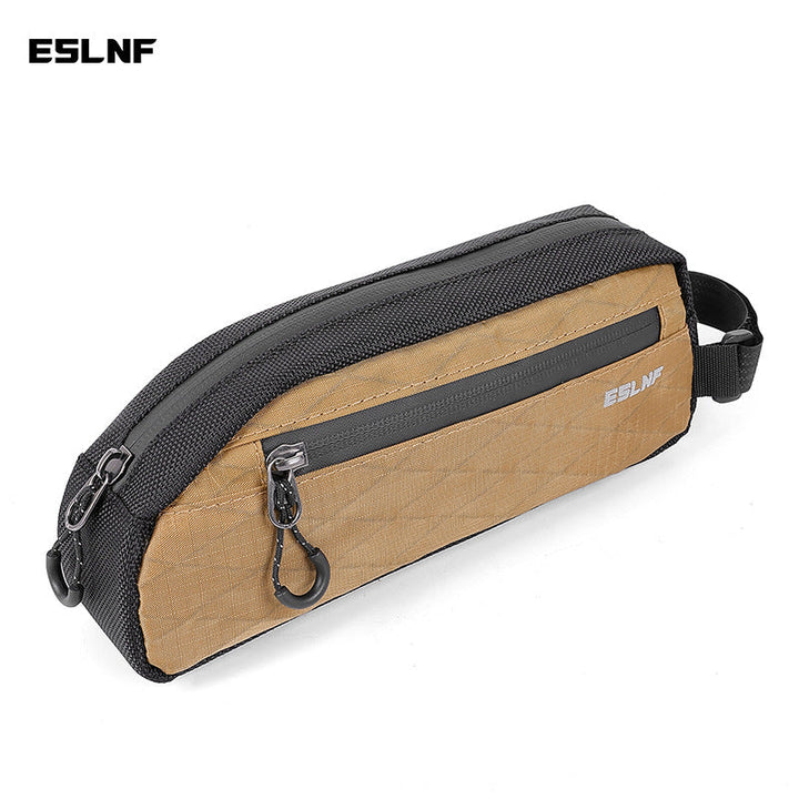 compact ripstop travel organizer pouch with dual-zip compartments and side carry loop Stornfield