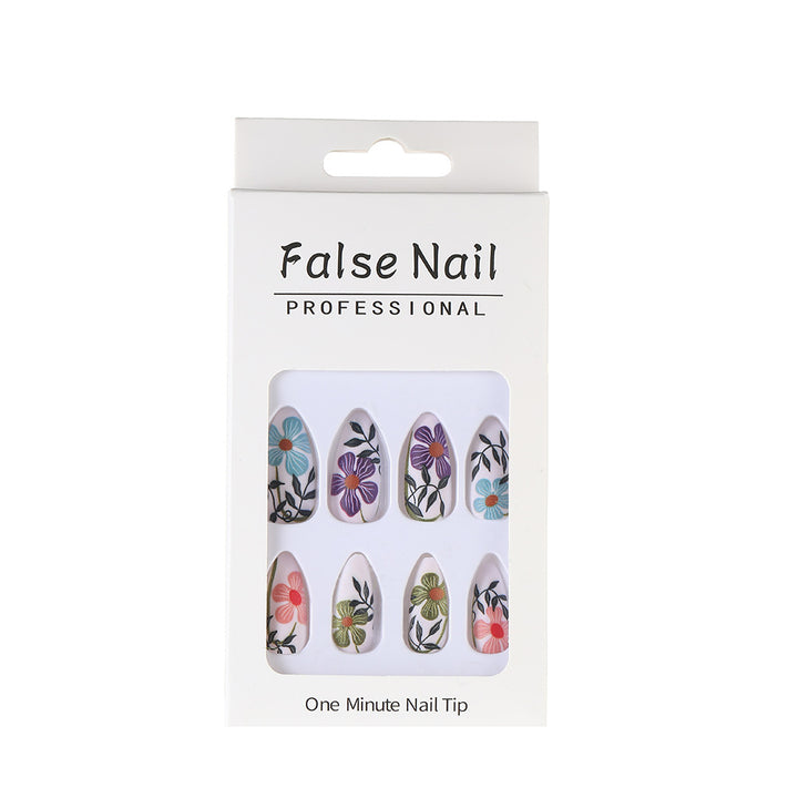 Artificial nails with floral accent Stornfield