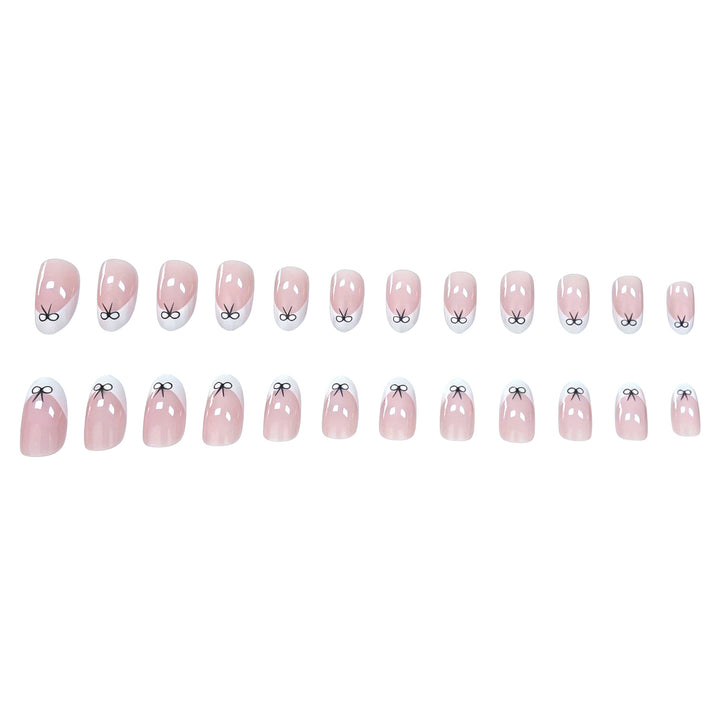 Artistic Bow-Embellished Nail Art Stornfield