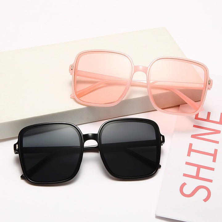 Women's large square sunglasses with bold pattern Stornfield