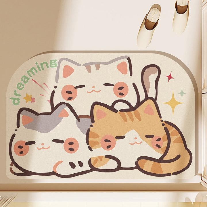 Cute Cartoon-Themed Area Mat