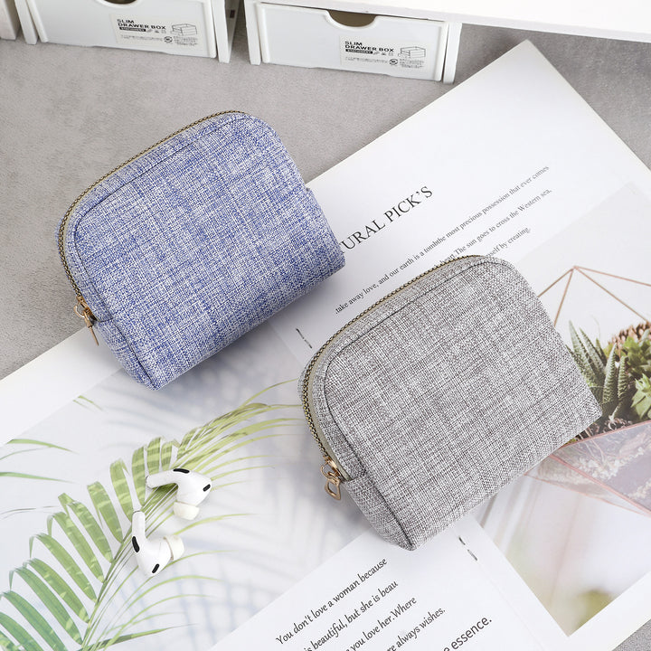 Compact Zippered Coin Purse