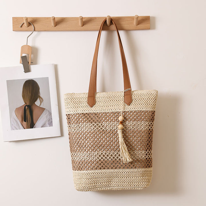 Braided Tote Bag Made From Natural Materials Stornfield