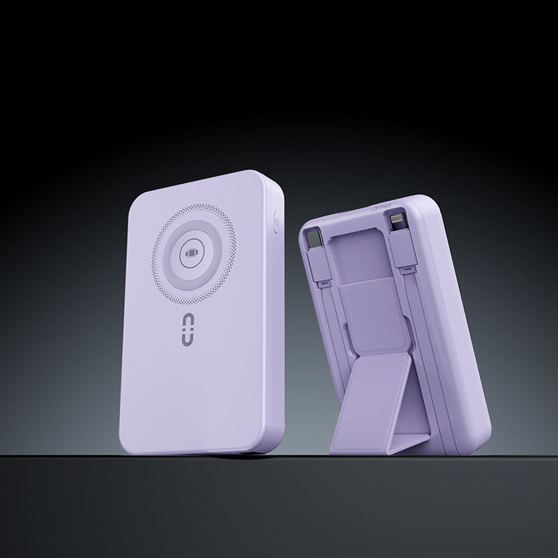 Portable power bank with integrated stand function and fast charging system Stornfield