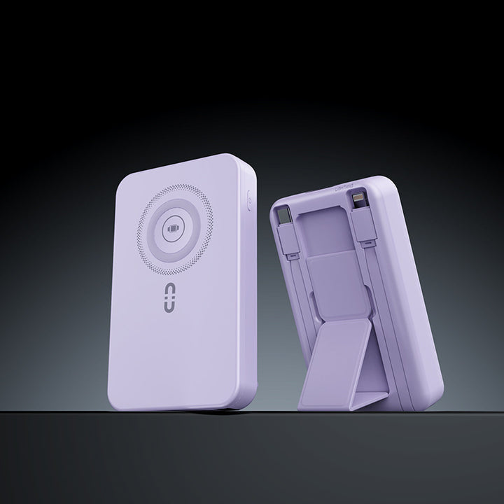 Portable power bank with integrated stand function and fast charging system Stornfield