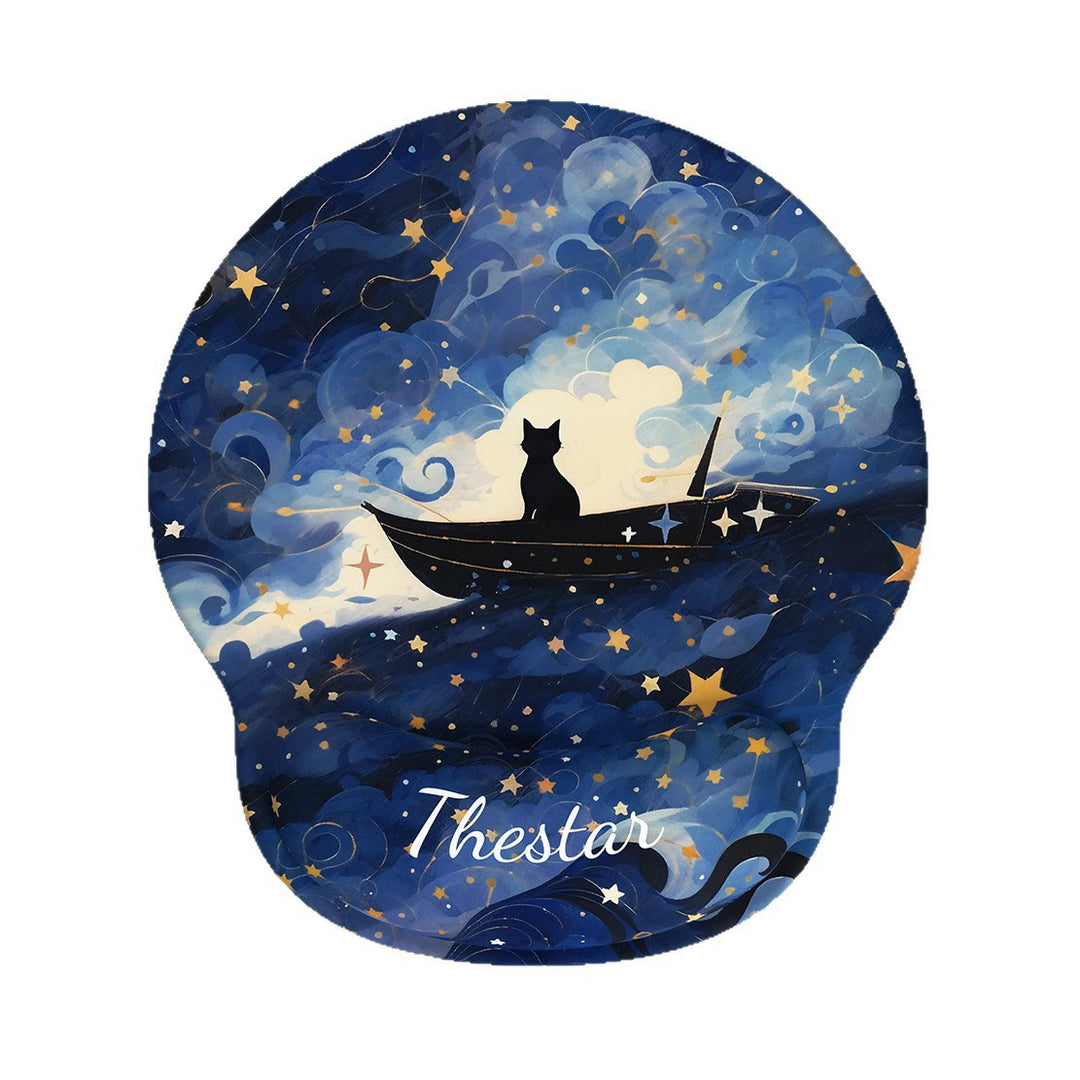 Artistic Nebula-Themed Mouse Pad Stornfield