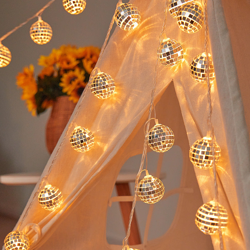 Decorative fairy lights with disco ball design Stornfield
