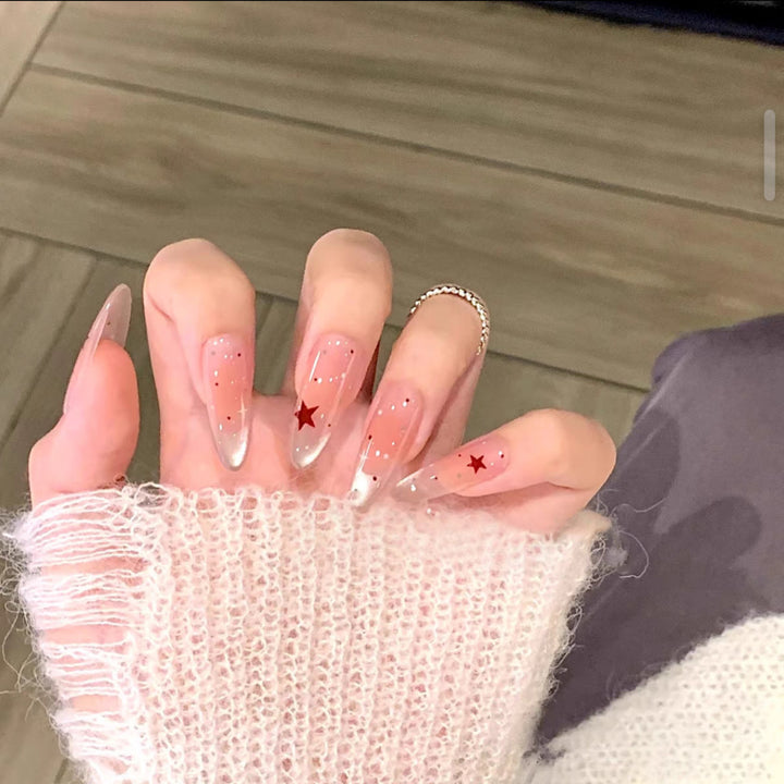 Artistic Stiletto Press-On Nail Art Stornfield
