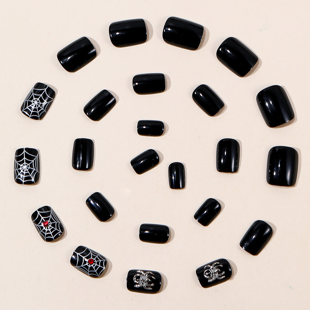 Gothic Halloween-Themed Nail Art Extensions Stornfield