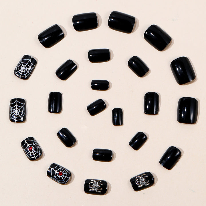 Gothic Halloween-Themed Nail Art Extensions Stornfield