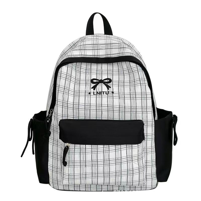 Plaid Patterned Backpack Stornfield