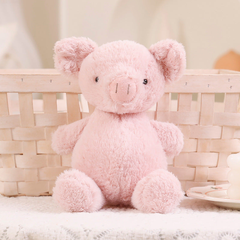 Soft Grey Elephant Plush Lovey with Rounded Belly Floppy Ears & Embroidered Safety Eyes Stornfield