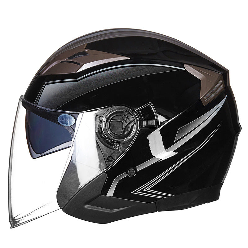 Full-Face Motorcycle Helmet with Integrated Visor Stornfield