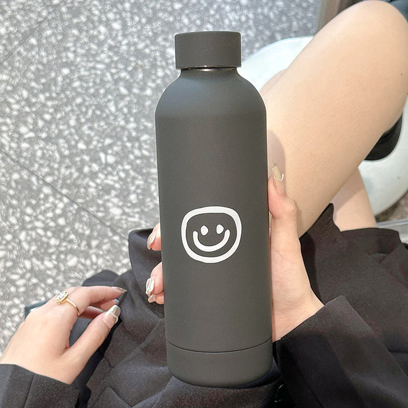 Women's Insulated Water Bottle with Fun Emoji Design Stornfield